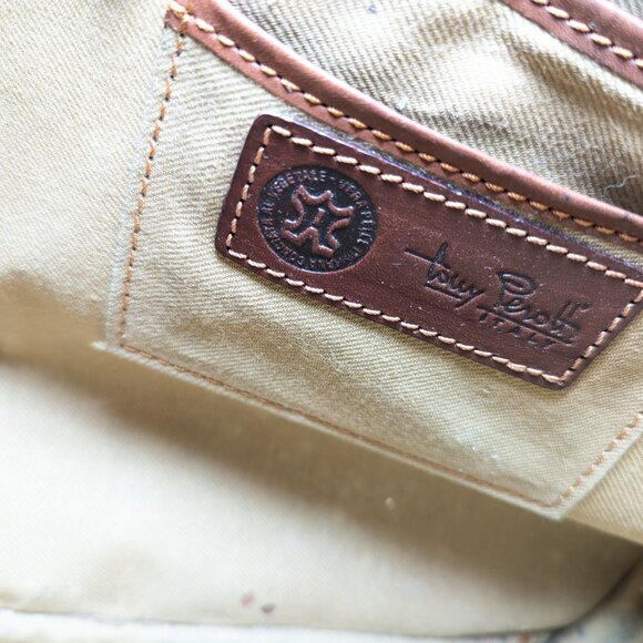 Tony Perotti Italy leather briefcase, genuine leather laptop sleeve, attache bag - Picture 10 of 14